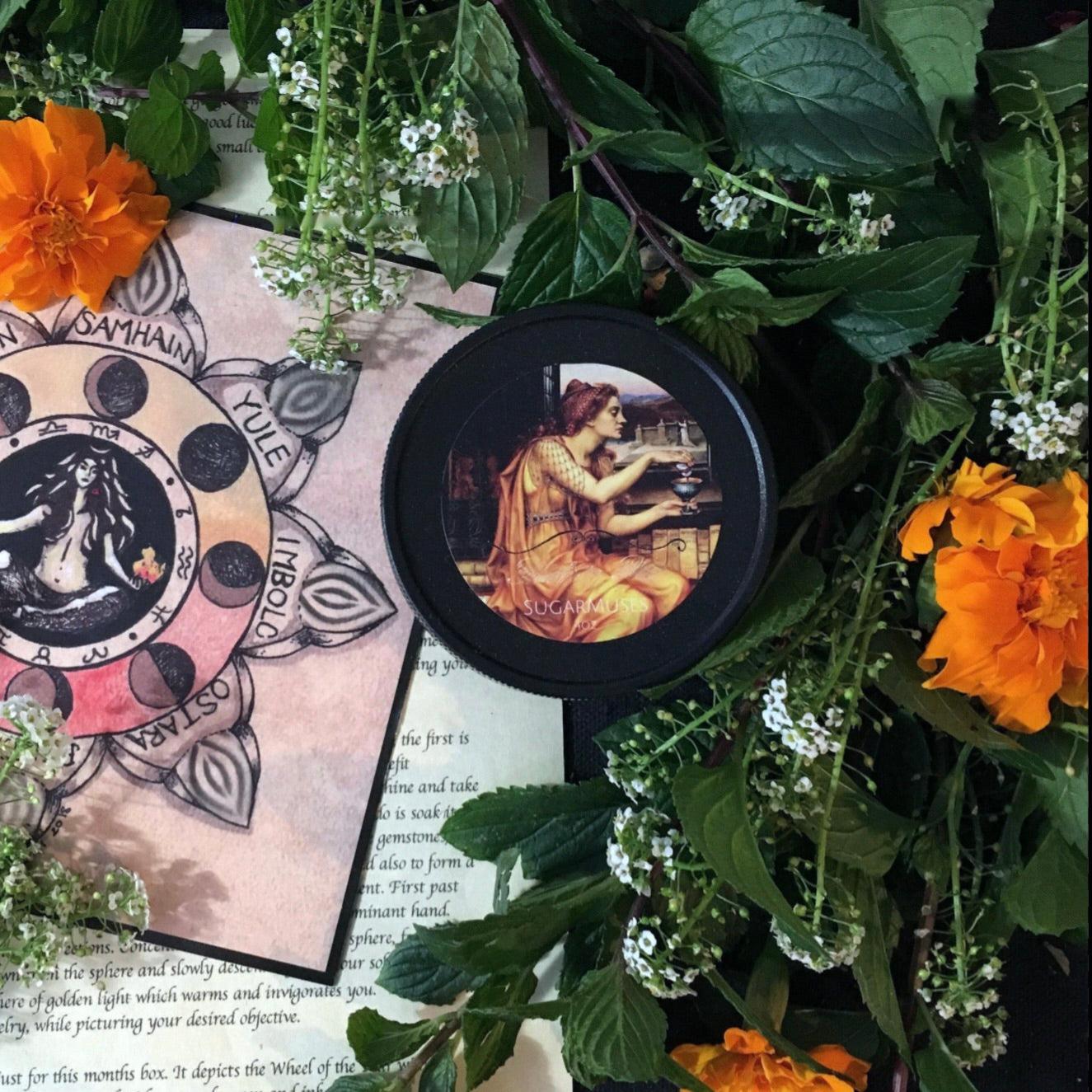 Autumn Moon Salts Blended with herbs/ flowers & essential oils