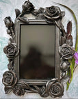 Black Rose Scrying Mirror, - SugarMuses