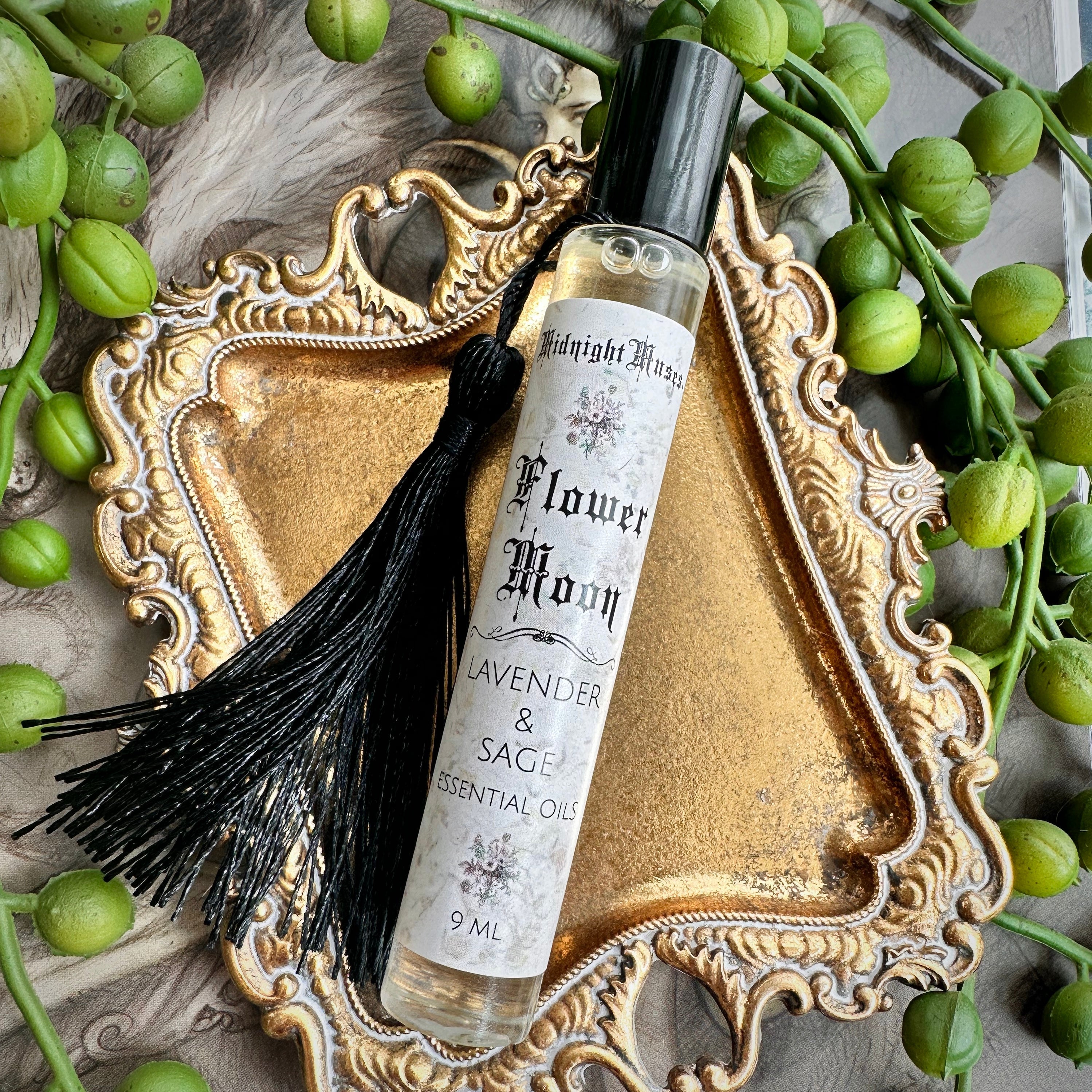 Flower Moon Perfume Oil, botanical perfume oil - SugarMuses