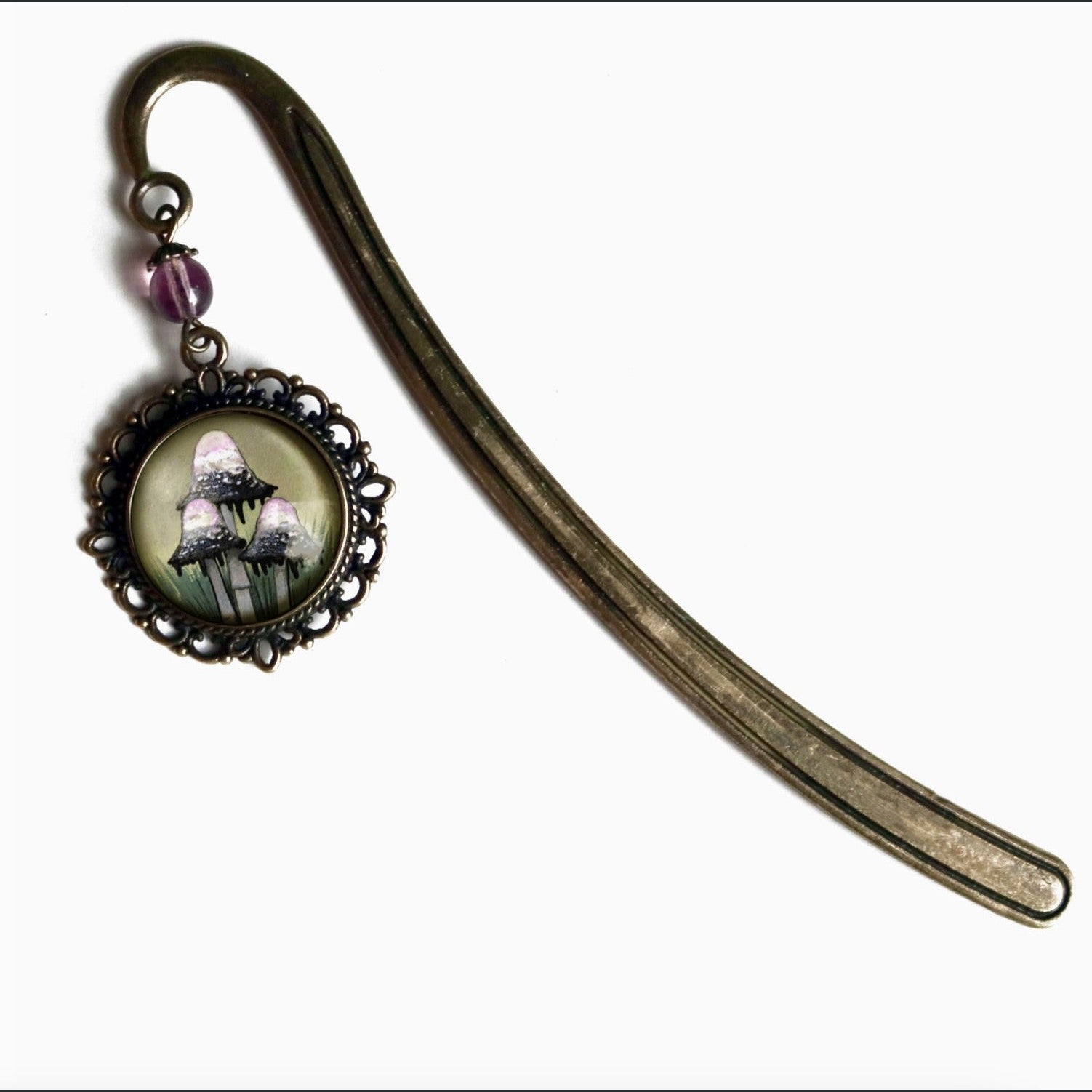 Mushroom Handmade Bookmark