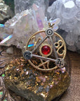 Fire Elemental Talisman Necklace, - SugarMuses