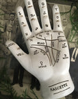 Fortune Teller Palm- White, altar Decor - SugarMuses