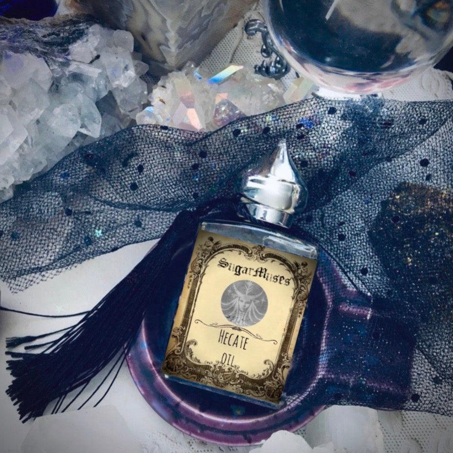 Hecate Ritual Oil, Goddess Collection - SugarMuses