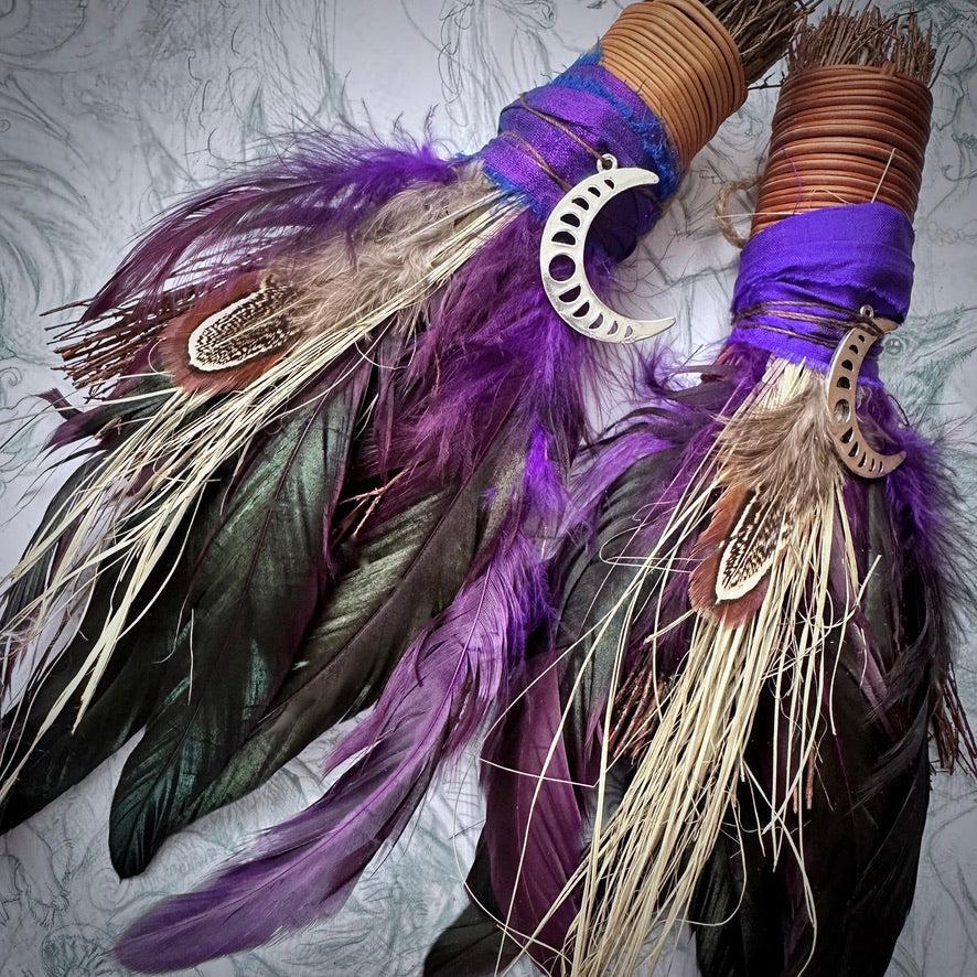 Lavender Moon Besom Broom,  - SugarMuses