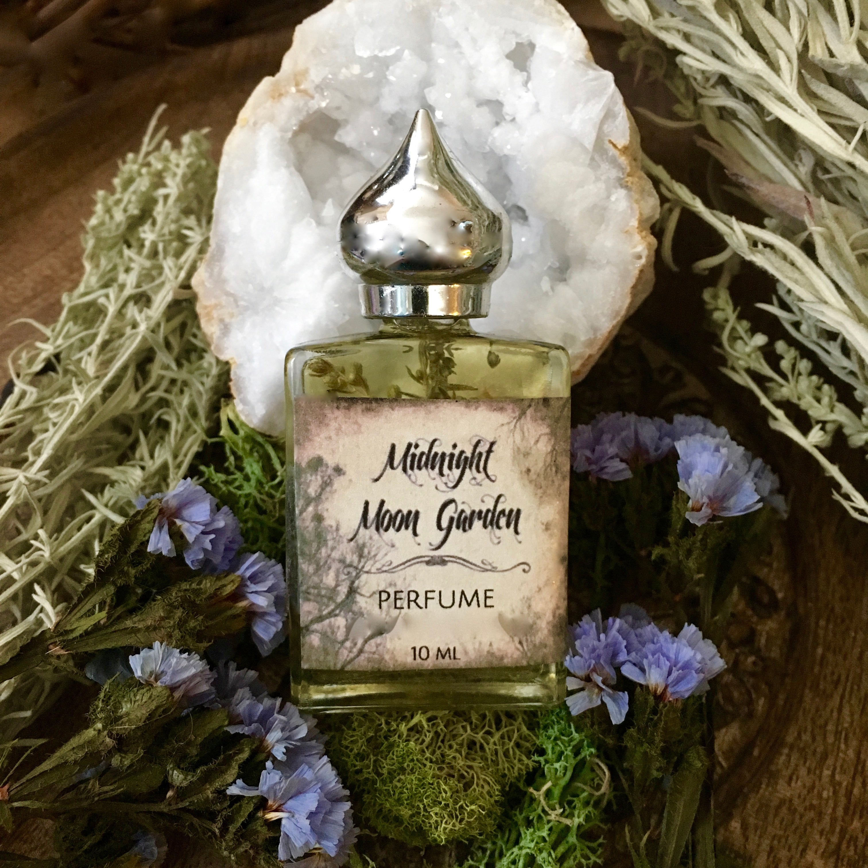 Midnight Moon Garden Botanical  Oil, natural perfume oil - SugarMuses