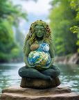 Oberon Zell’s masterpiece, The Millennial Gaia, statue - SugarMuses