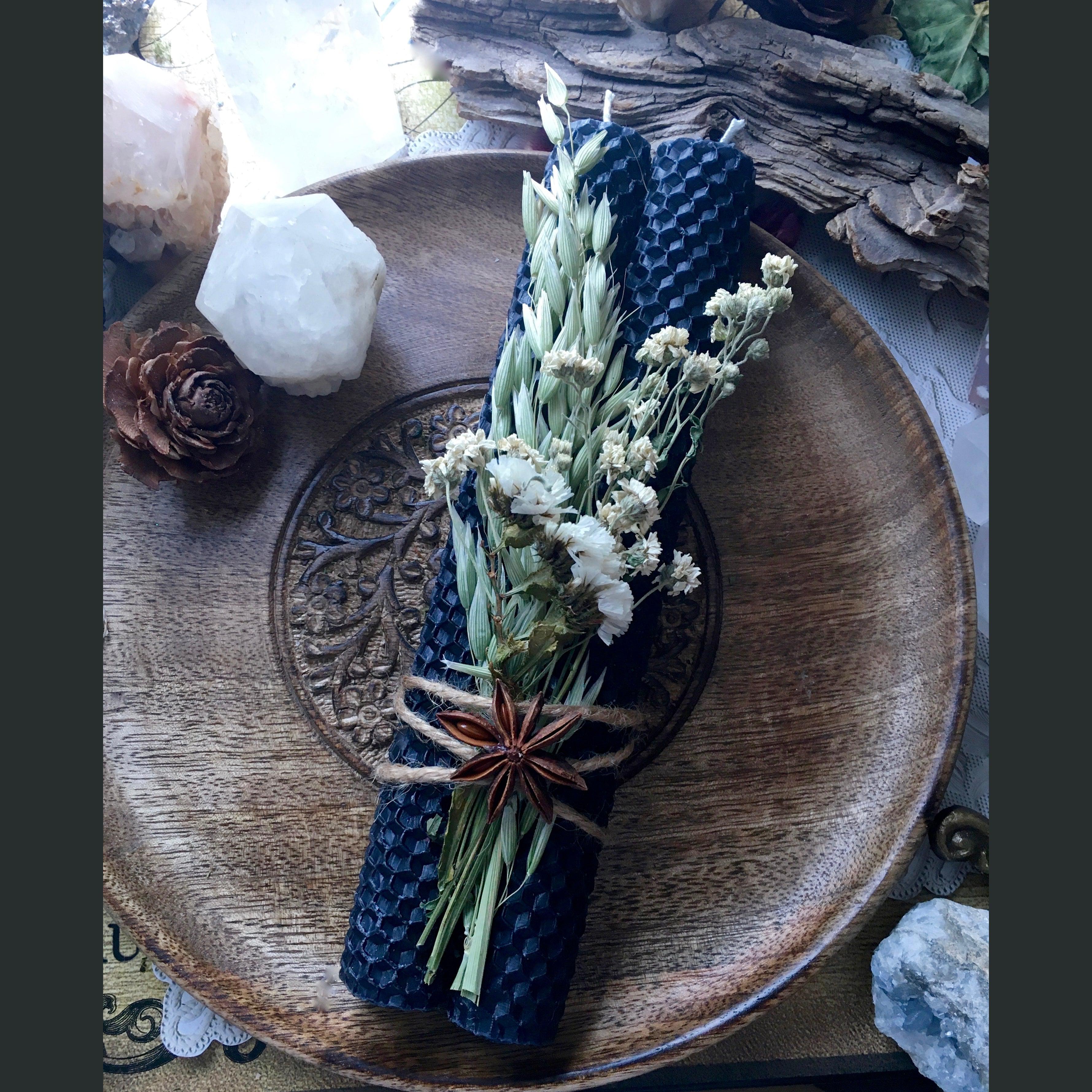 Protection Beeswax Candle Bundle, candles - SugarMuses
