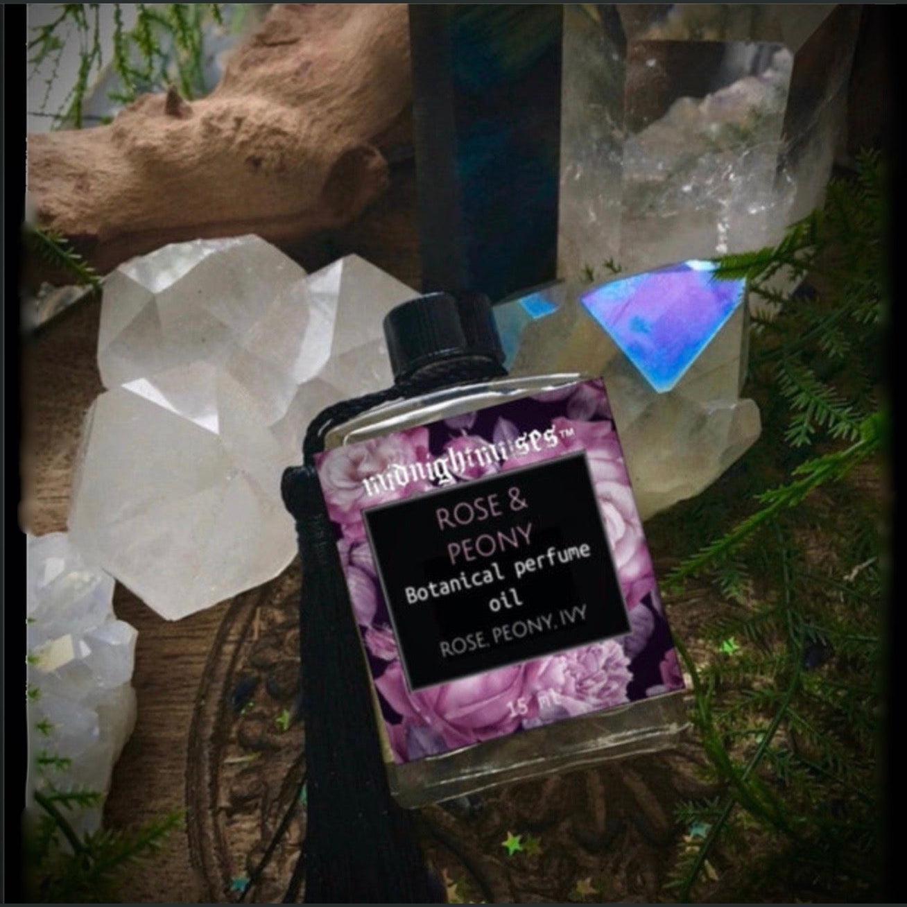 Rose and Peony Botanical Perfume by MidnightMuses, Botanical Collection - SugarMuses