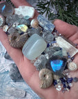Sea Nymph Crystal Confetti - For Cleansing and Intuition, - SugarMuses