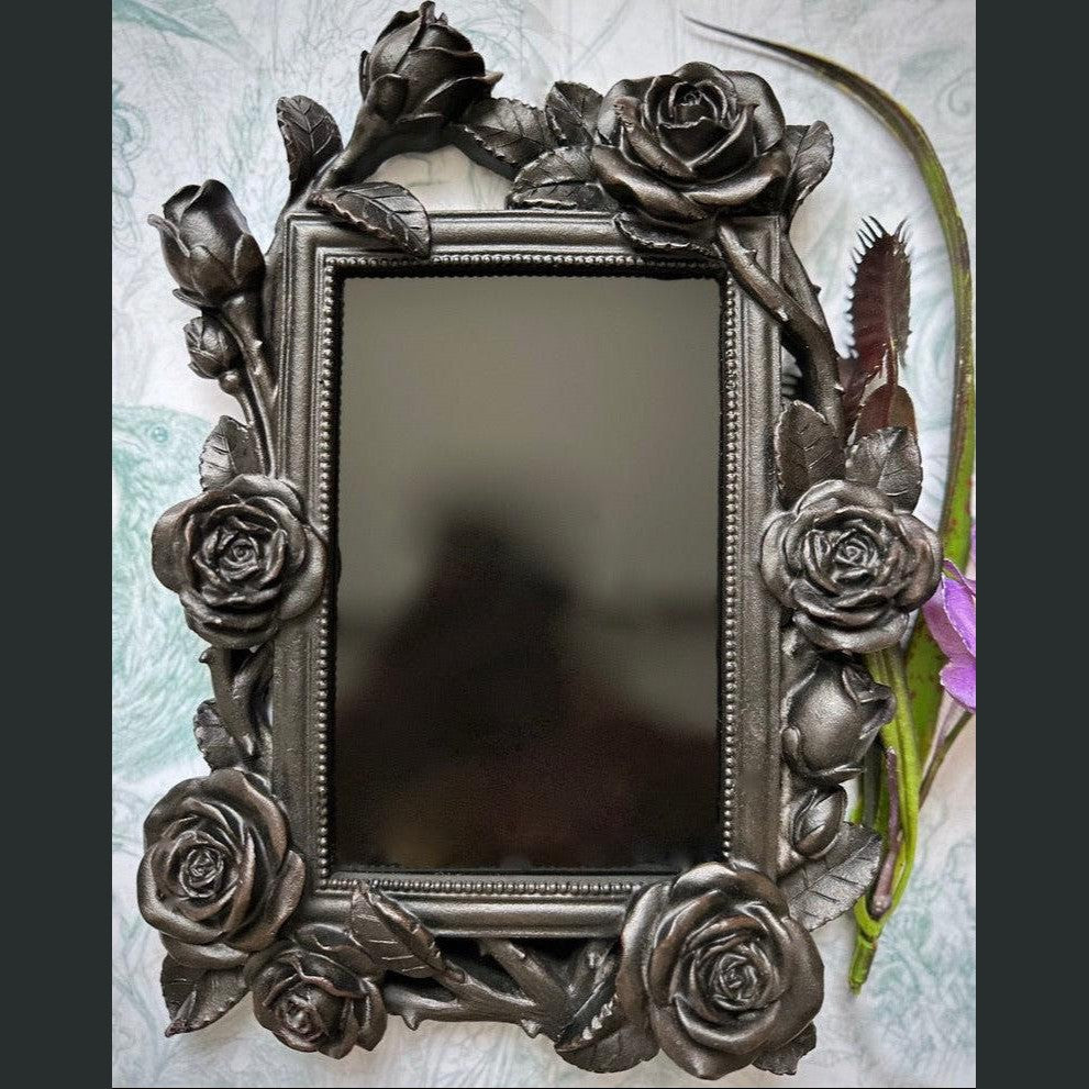 Black Rose Scrying Mirror,  - SugarMuses