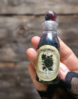 Black Salt in Apothecary Bottle