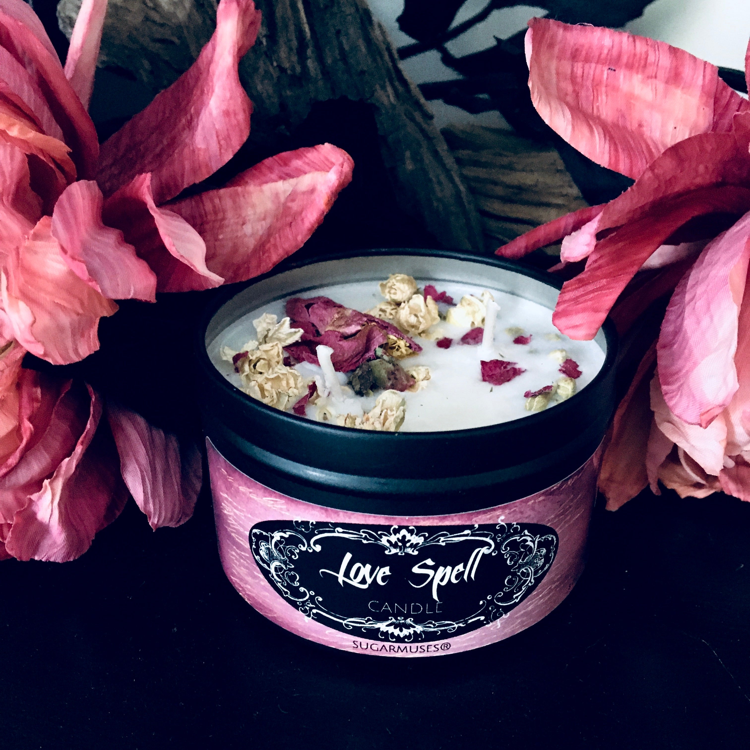 Love Spell Candle Tin,  - SugarMuses