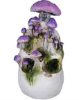 Purple Mushrooms with Skull, Statue - SugarMuses