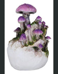 Purple Mushrooms with Skull, Statue - SugarMuses