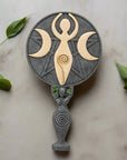 Spiral Goddess Hand Mirror