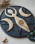 Spiral Goddess Hand Mirror