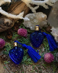 Blue Crystal Heart Perfume Bottle - Choose Your Perfume, perfume oil - SugarMuses