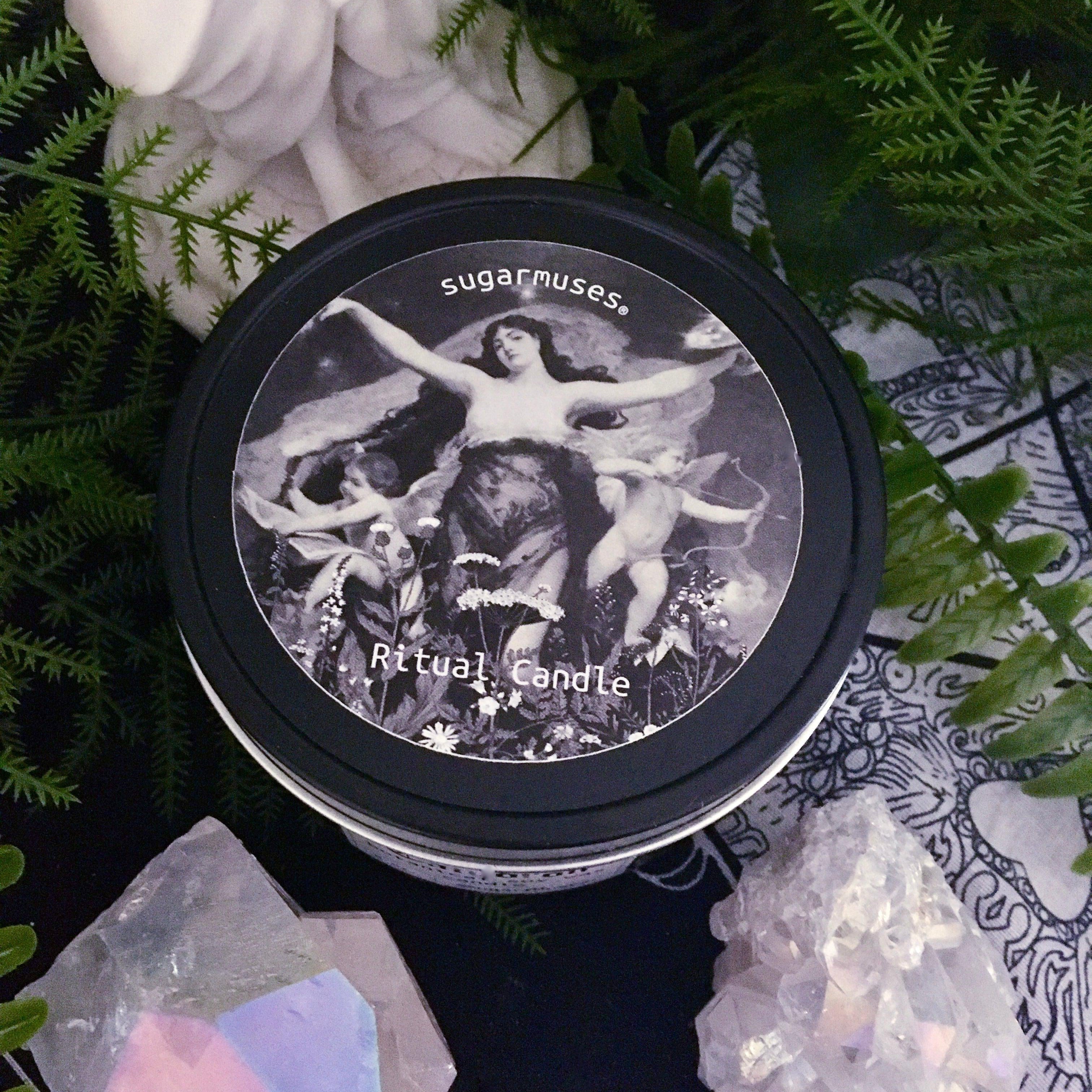 Cauldron Ritual Soy Candle,  - SugarMuses