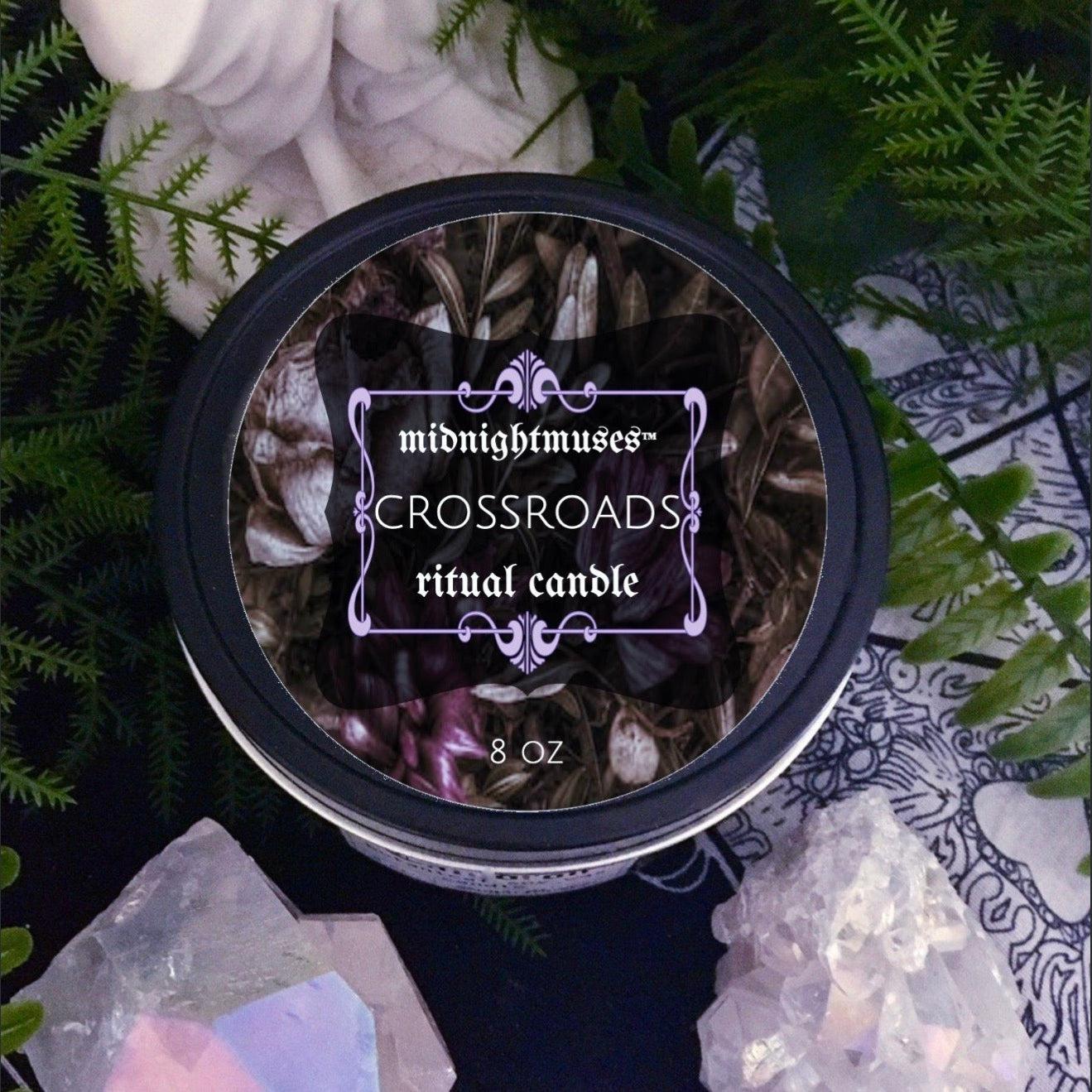 Crossroads Ritual Candle, Ritual Collection - SugarMuses