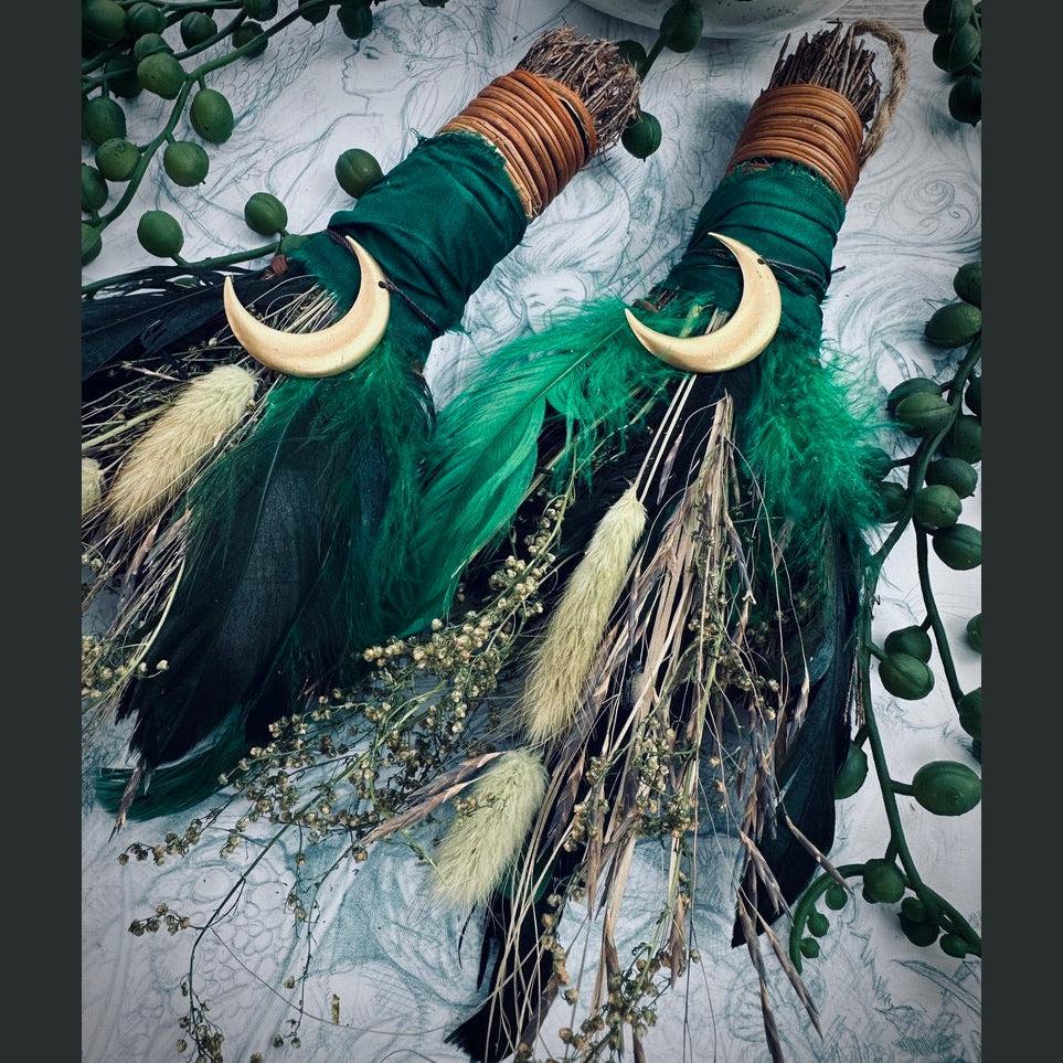 Emerald Moon Beasom Broom, Home &amp; Garden - SugarMuses