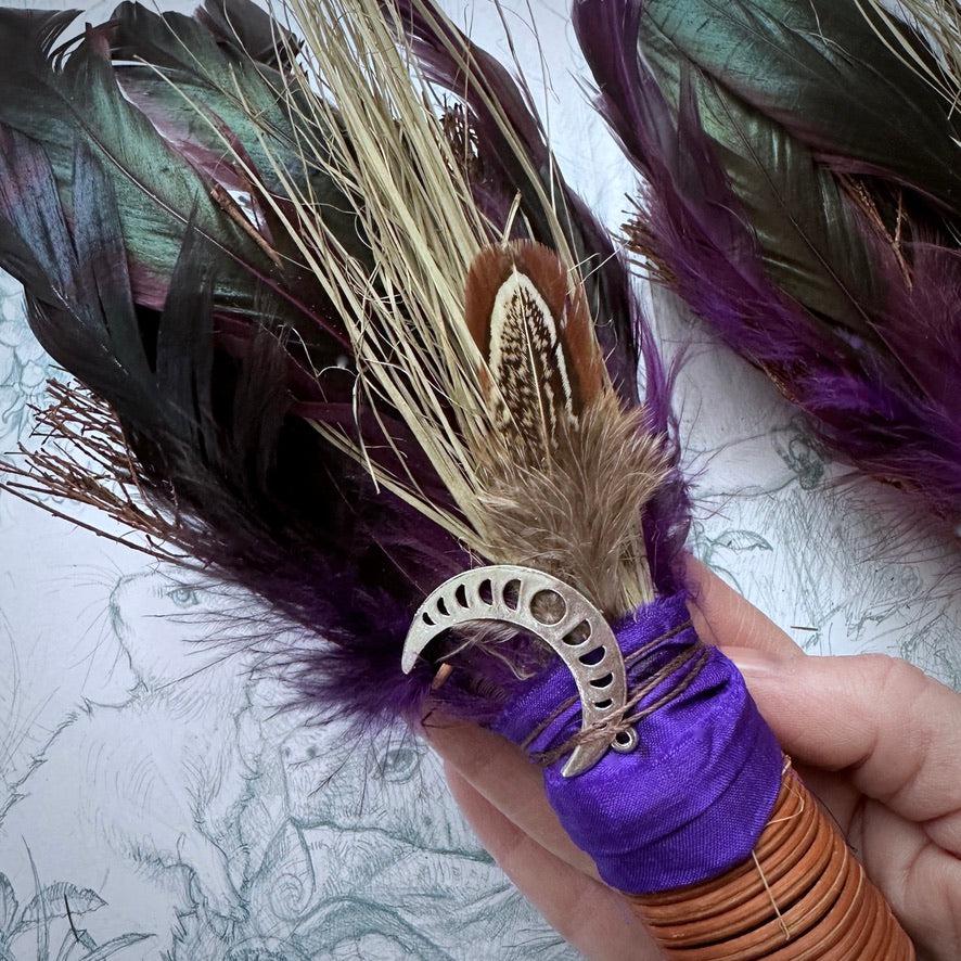 Lavender Moon Besom Broom,  - SugarMuses