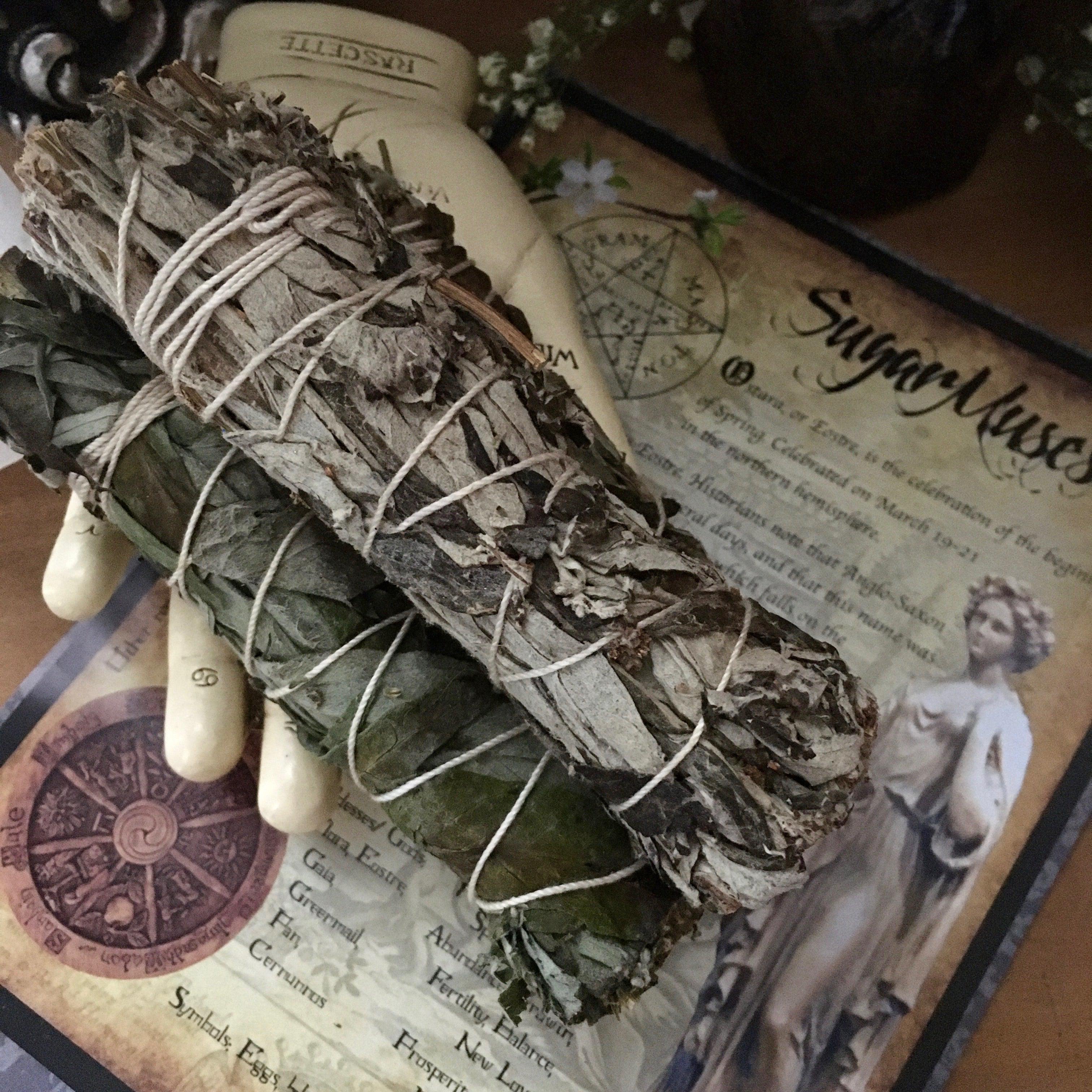 Mugwort Botanical Bundles-For Protection, Banishing, Cleansing, smudge bundle - SugarMuses