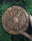 Wheel of the Year Plaque/ Wall Hanging, Altar Tile - SugarMuses
