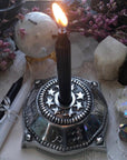 Zodiac Metal Incense Cone Burner/ Chime Candle Holder,  - SugarMuses